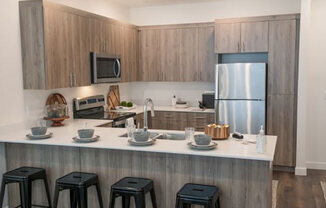 Eat-In Kitchen at Foothill Lofts Apartments & Townhomes, Utah, 84341