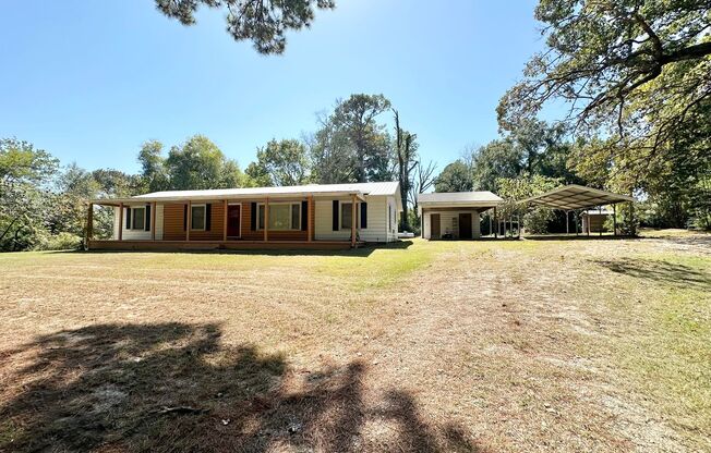 Tour Today! 3 Bed 1 Bath on 3 Acres with a Pond!