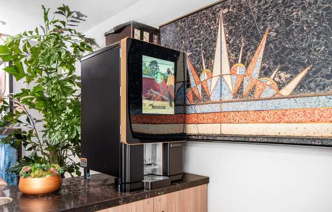 Clubhouse coffee machine