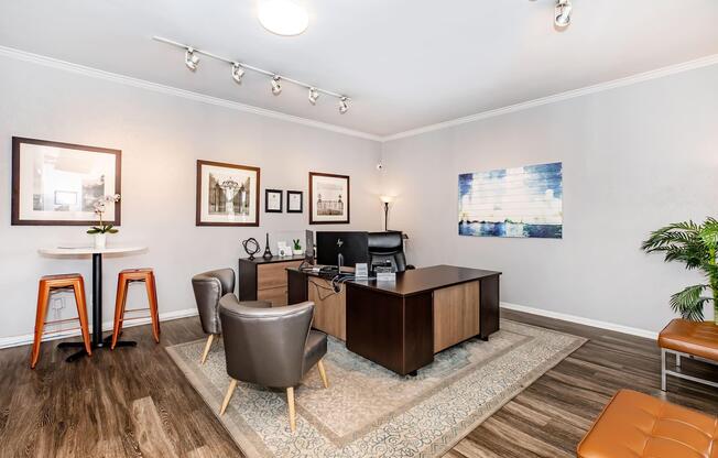 a living room filled with furniture and a flat screen tv