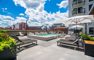 forte on the park apartments rooftop pool