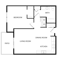 1 bed, 1 bath, 741 sqft, $1,139