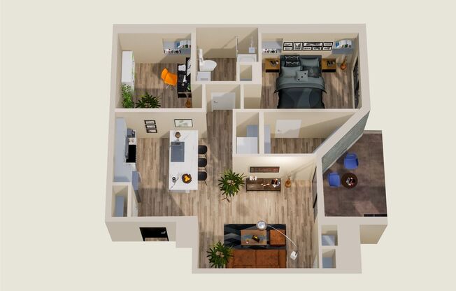 1 bed, 1 bath, 899 sqft, $3,000, Unit 102