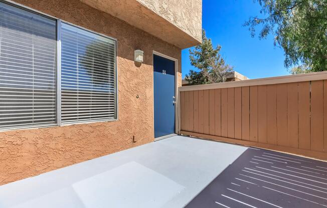 a large brick building with a window