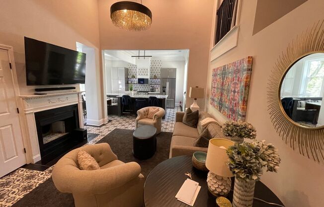 Stunning Furnished 3 Bedroom 3 Bath Condominium ON Piedmont Park!