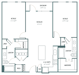 2 beds, 2 baths, 1,295 sqft, $1,983