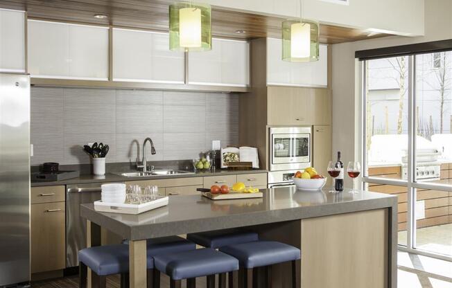 Defined Dining Space at Allez, Redmond,Washington