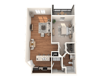 1 bed, 1 bath, 815 sqft, $1,640