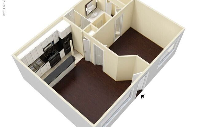 1 bed, 1 bath, 474 sqft, $1,035