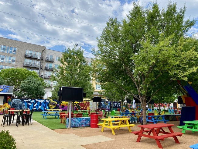 Trinity Groves Beer Garden and Art Park