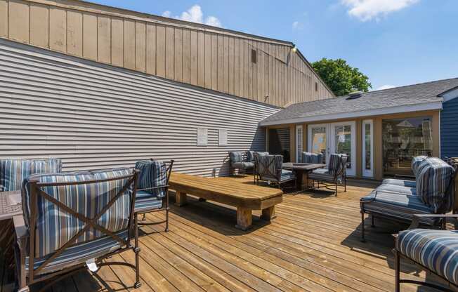 Outdoor Lounge and Deck Entertainment Area