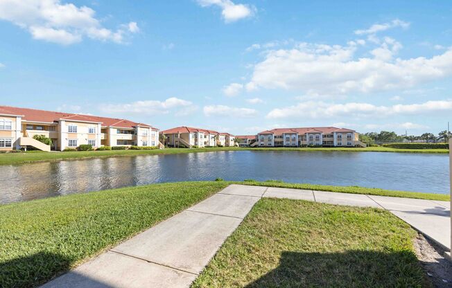 3/2 condo with beautiful water view available now for annual lease