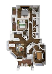 3 beds, 2 baths, 1,304 sqft, $2,639
