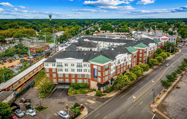 Aerial view of the property at West 130, West Hempstead, 11552