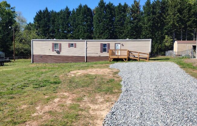 Charming 2 Bed/ 2 Bath Home in Mooresville - Cleared Lot - Storage Shed