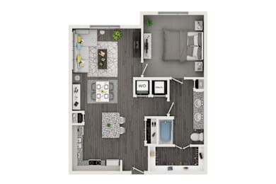 1 bed, 1 bath, 818 sqft, $1,478