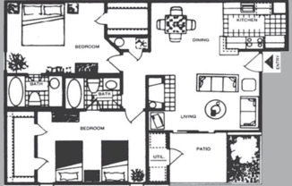 2 beds, 2 baths, 998 sqft, $1,452
