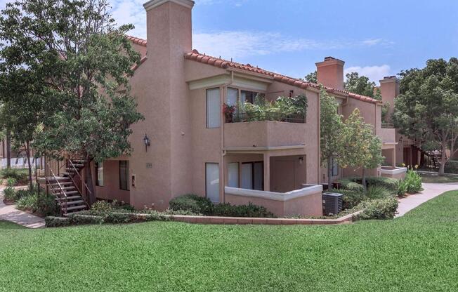 a large lawn in front of a house