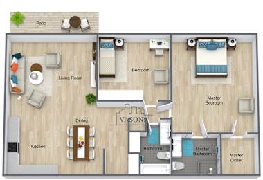 2 beds, 1 bath, 850 sqft, $2,675