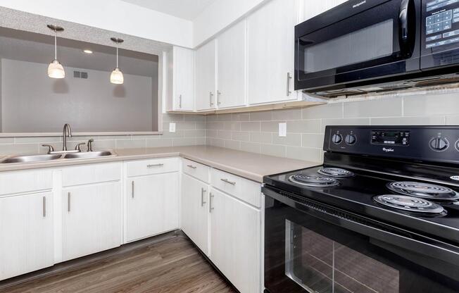 SPACIOUS, ALL-ELECTRIC KITCHEN