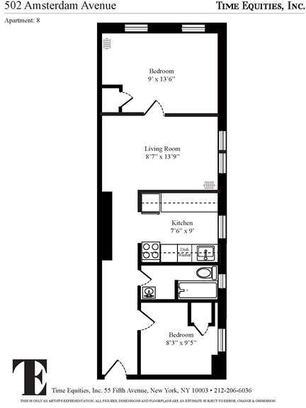 2 beds, 1 bath, 500 sqft, $4,295, Unit 8