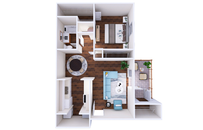 1 bed, 1 bath, 650 sqft, $1,159