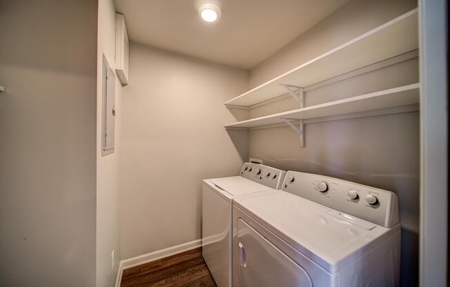 Washer and Dryer in Apartment