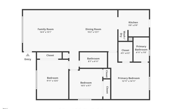 3 beds, 2 baths, 1,173 sqft, $1,999, Unit Cru1207B