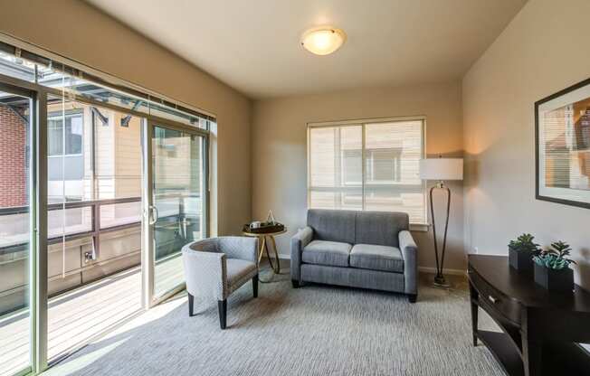 Gorgeous Living Room at The Corydon, Seattle, WA