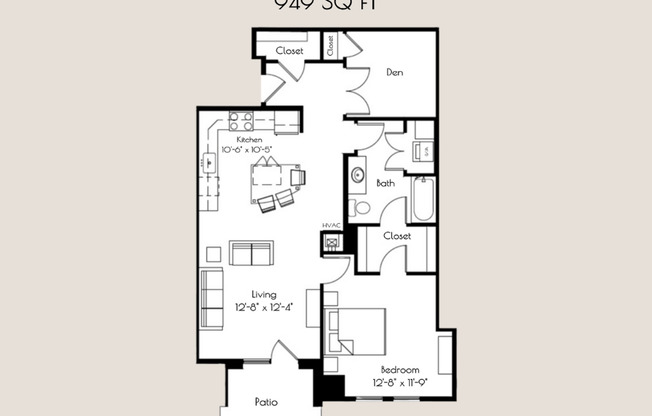 2 beds, 1 bath, 949 sqft, $1,900, Unit 8310 Globe Drive - 210