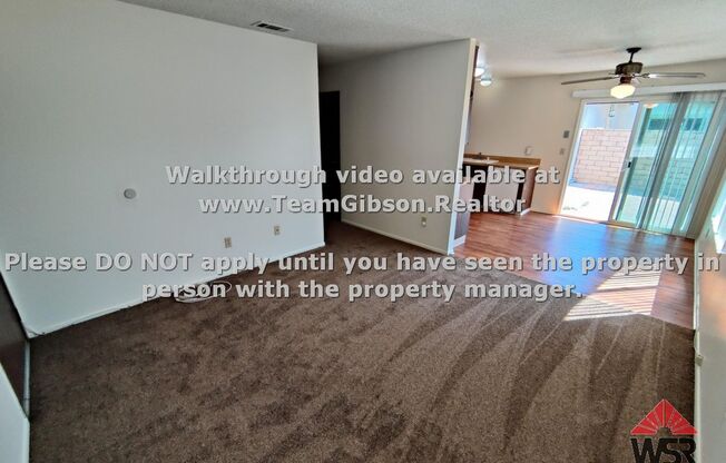 3 Bedroom, 2 Bathroom Condo W/ 2 Car Garage