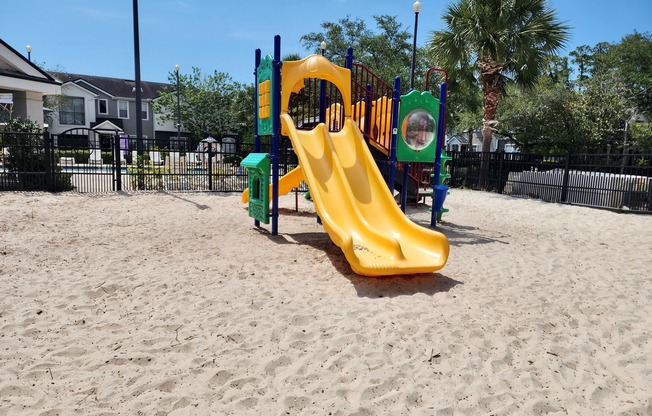 Playground outside an apartment complex in Tampa Florida.