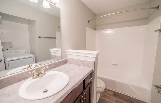 Bathroom at Barrington Estates Apartments, Indiana, 46260