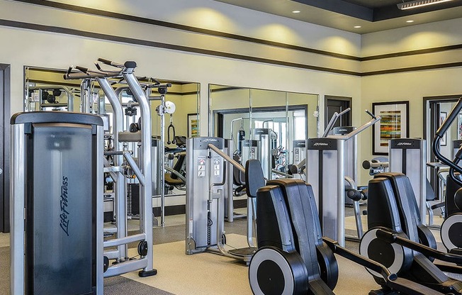 Fitness Center at at The Epic at Gateway Luxury Apartments in St. Pete, FL