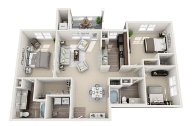 3 beds, 2 baths, 1,347 sqft, $2,850