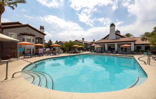 the swimming pool at the resort at auburn