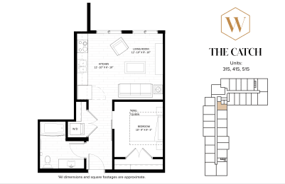 1 bed, 1 bath, 558 sqft, $1,370