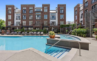 Franklin, TN Apartments near Southside at McEwen - Dwell at McEwen saltwater pool