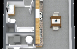 1 bed, 1 bath, 848 sqft, $1,370, Unit 219