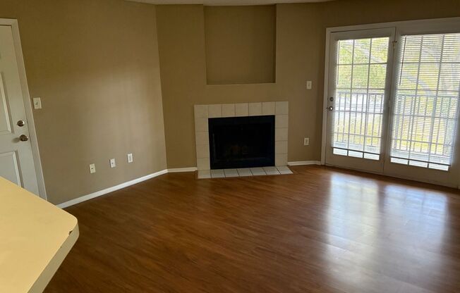 1 bedroom 1 bath with fireplace and a view