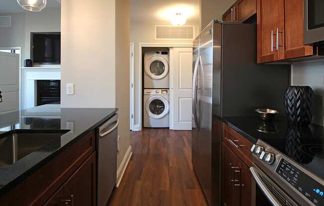 Chef-Inspired Kitchens Feature Stainless Steel Appliances at The Terminal Tower Residences Apartments, Cleveland, 44113