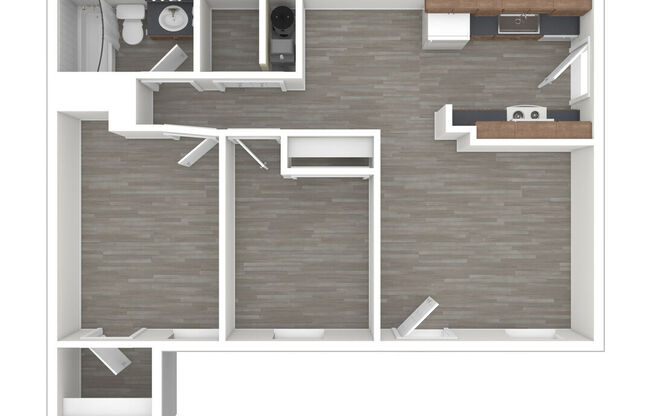 2 beds, 1 bath, 950 sqft, $1,318