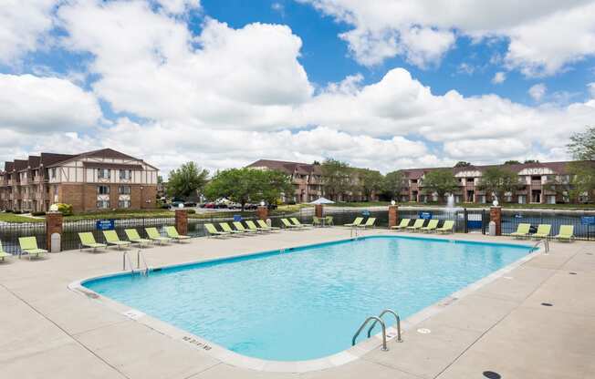 Swimming Pool at Scarborough Lake Apartments in Indianapolis, IN 46254