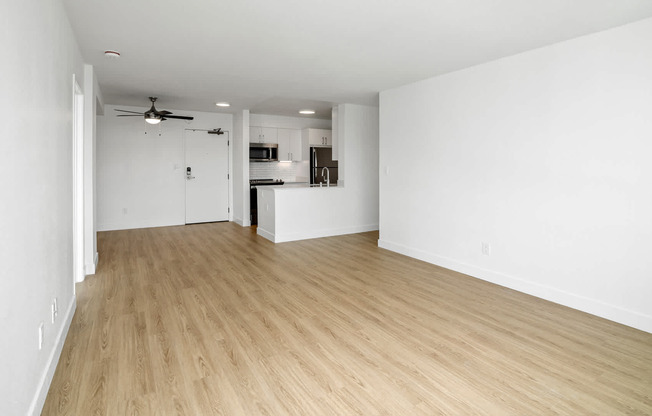 Living Room with Hard Surface Flooring