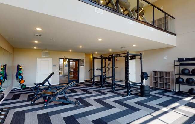 Modern Fitness Center at The Haven on Veterans, North Dakota, 58104