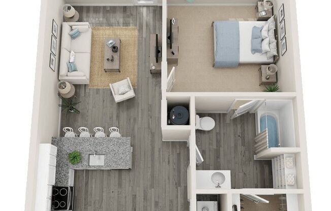 1 bed, 1 bath, 785 sqft, $1,649