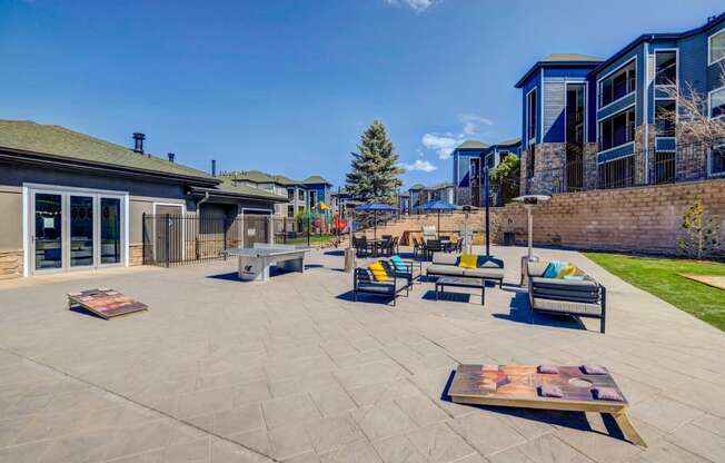 The Fletcher Outdoor Amenities at The Fletcher Southlands, Colorado