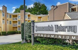 Sammamish Waterway 1 Bedroom + Den 1 BA Condo $1995.00