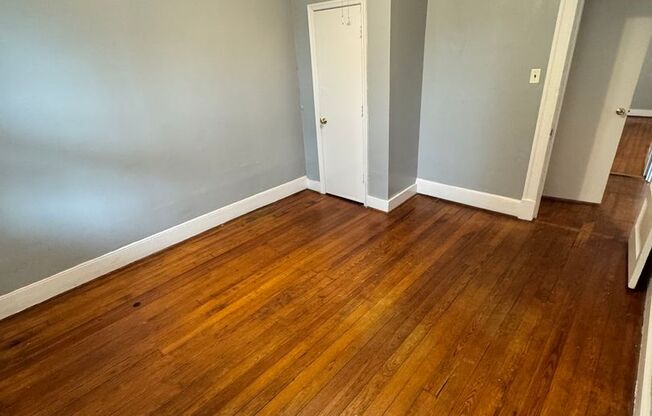3 bed 2 bath house. Laundry, all electric, hardwoods, central hvac, porch, yard