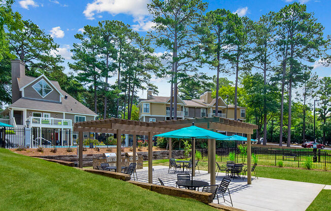 Grills at Sommerset Place Apartments in Raleigh NC
